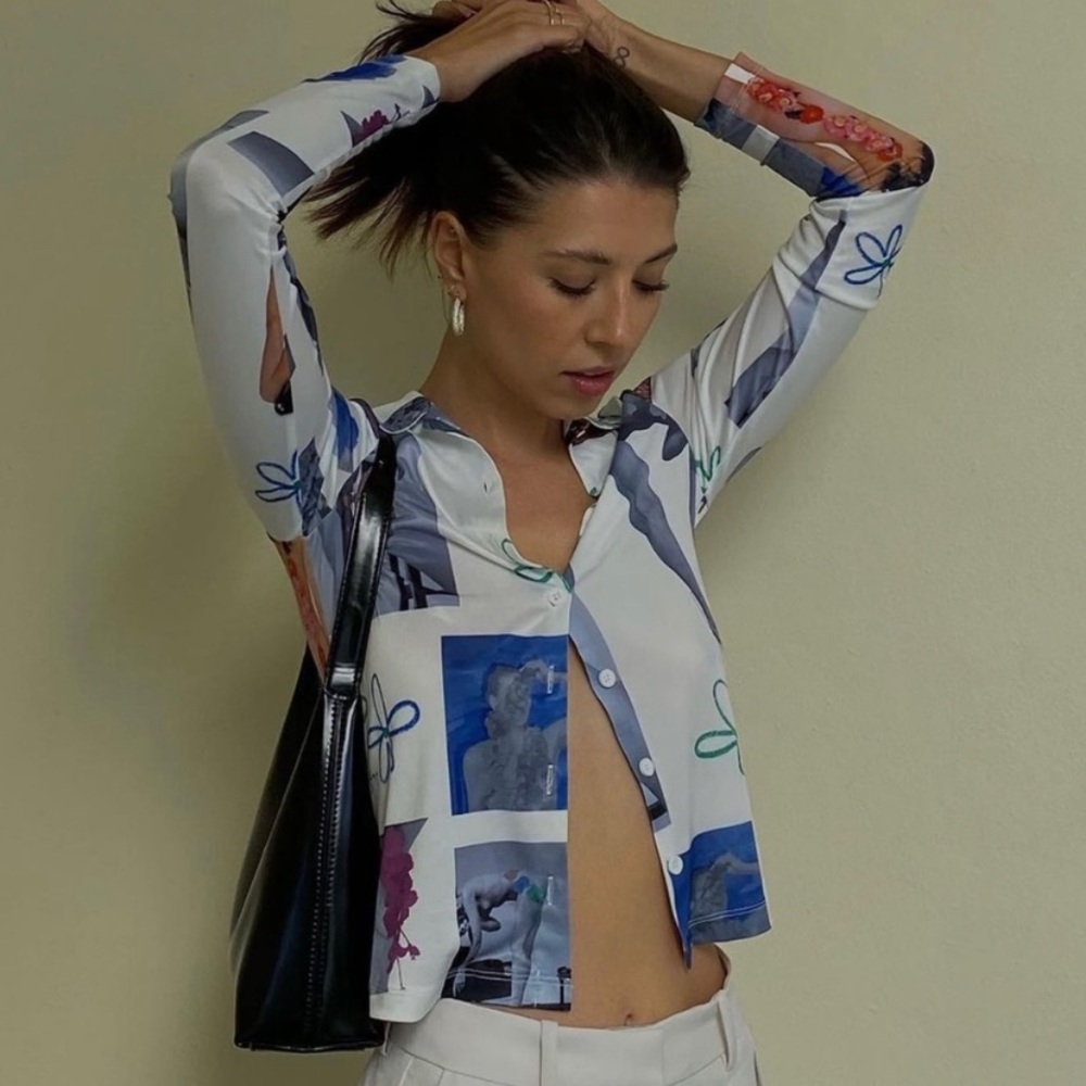 With Jéan Bobbie Shirt in Floral Mimicry - Picture 2 of 6